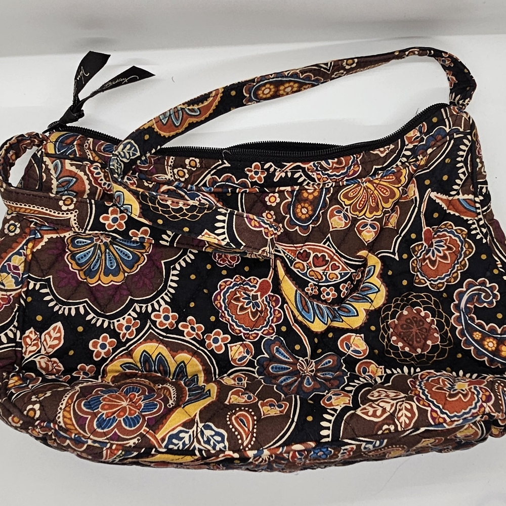 Floral Patterned Shoulder Bag - Multicolor